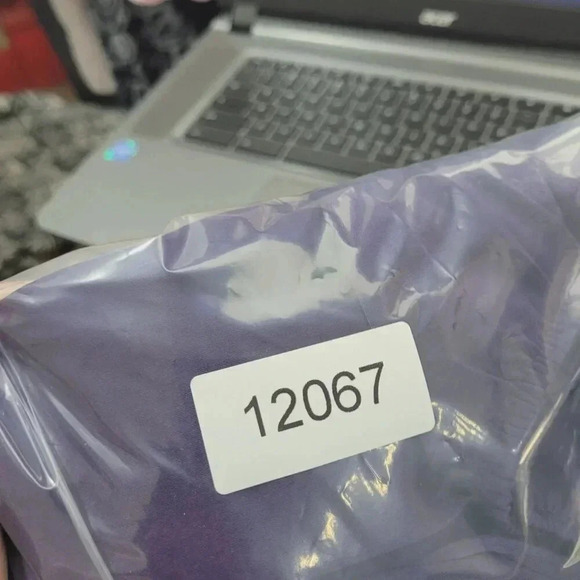 Lucky Brand Womens Midi Dress With Puff Sleeves & Belt 100% Polyester M  4CT - Picture 7 of 7